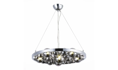 SL1510.103.06 Люстра подвесная ST-Luce Хром/Дымчатый G9 6*5W