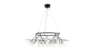 SL411.433.45 Люстра подвесная ST-Luce Черный/Прозрачный G4 45*1,5W