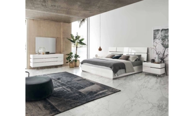 Комплект мебели в спальню Alf Group Artemide (Кровать, 2 тумбы, комод).