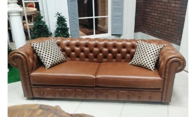 ФЛОРЕНЦИЯ Честер Диван Кожа Lusso Cognac /Leder