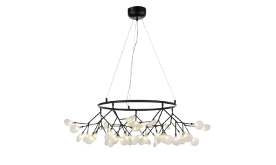 SL411.453.45 Люстра подвесная ST-Luce Черный/Белый G4 45*1,5W