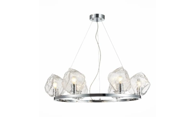 SL1175.103.06 Люстра подвесная ST-Luce хром/прозрачный E14 6*40W