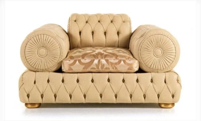 Кресло Zanaboni Roller Capitonne Pl