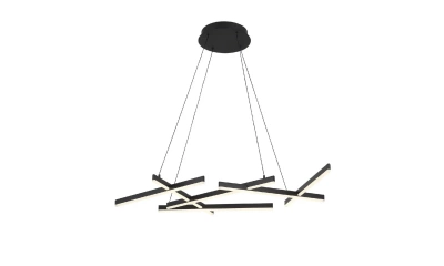 SL394.413.06 Люстра подвесная ST-Luce Черный/Белый LED 6*13W 4000K