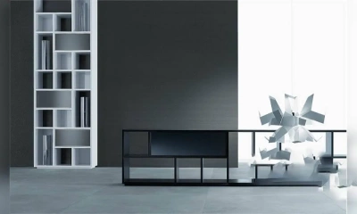 Стеллаж На Каркасе Из Алюминия Opus, Rimadesio 2