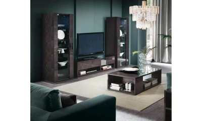 Комплект мебели в гостиную Alf Group Heritage (Тумба ТВ + 2 витрины 1А)