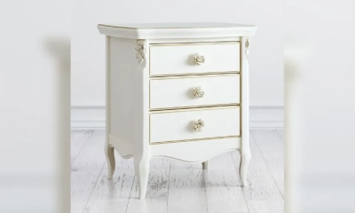 Тумба Kreind Golden Rose Прикроватная 3 Ящика G117-K02-G