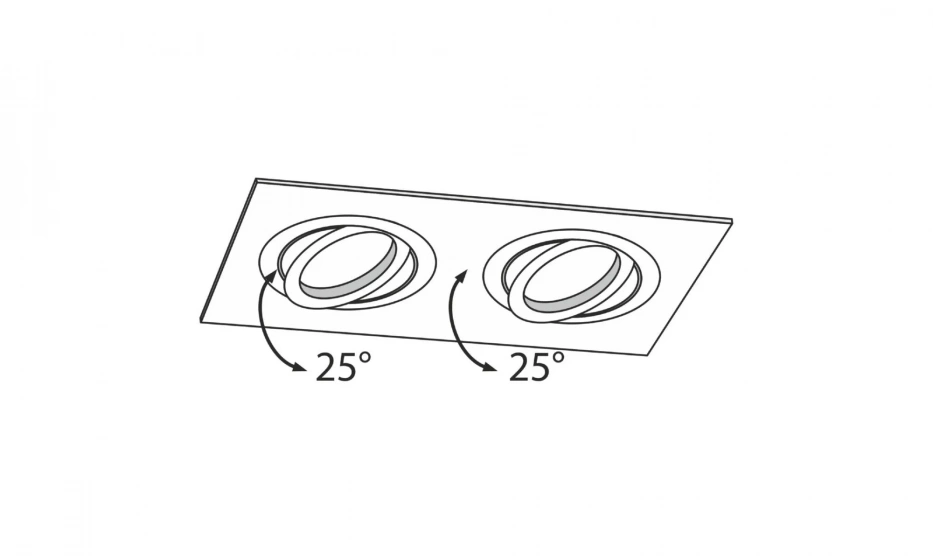 Встраиваемый Светильник Technical Dl024-2-02S - фото 3