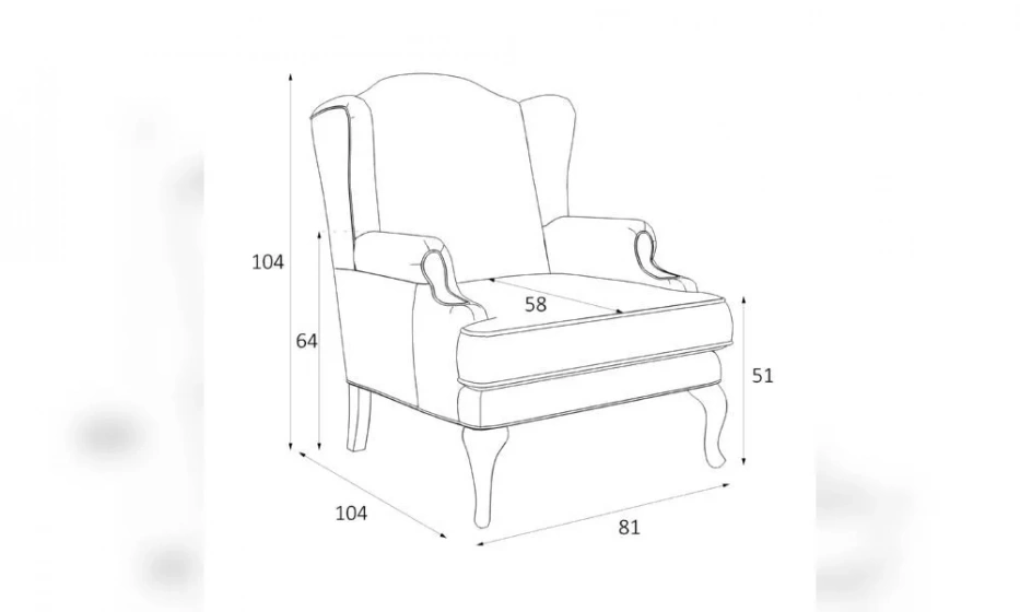 Кресло Kreind Френсис M12-Bn-B08 - фото 3
