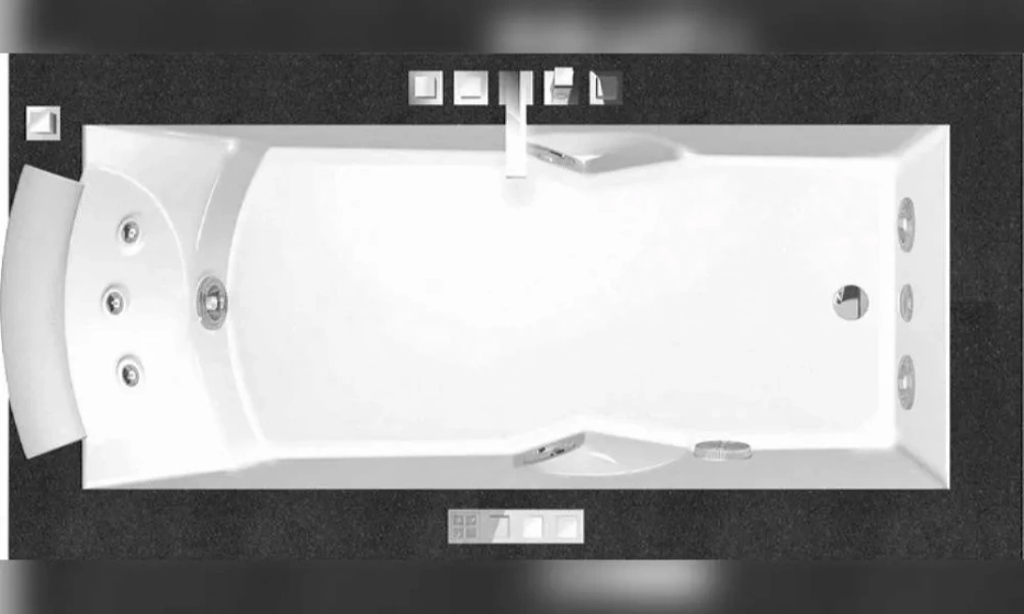 Акриловая Ванна Jacuzzi Aura Uno 180X90 9F43-344A - фото 1