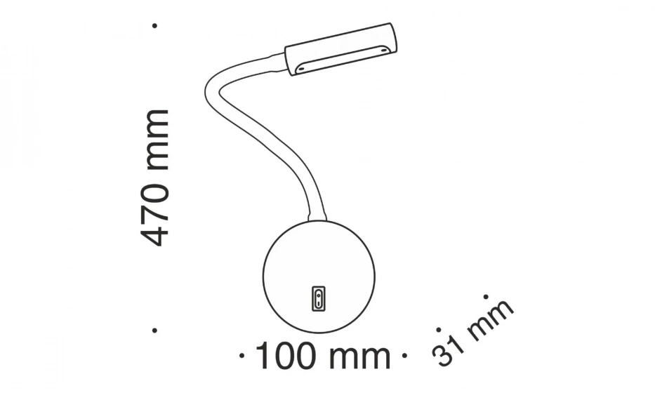Бра Technical C035Wl-L3W3K - фото 2