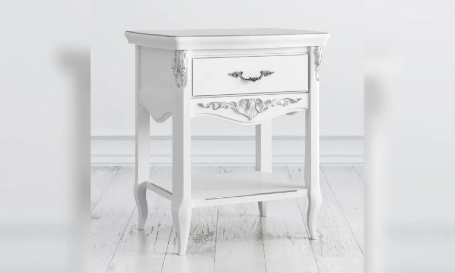 Тумба Kreind Silvery Rome Прикроватная 1 Ящик S149-K00-S - фото 1