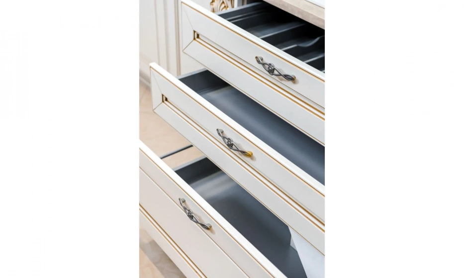 Stosa Cucine Dolcevita Кухня + Столешница+Мойка Бежевый\Золото - фото 11