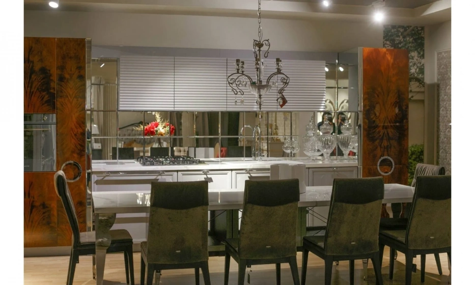 Кухня С Островом Aster Cuciner Luxury Glam - фото 1