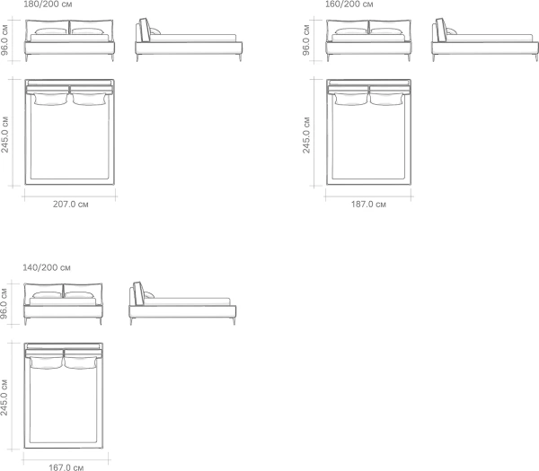 Кровать Decona Consono