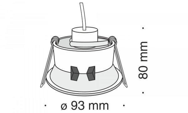 Встраиваемый Светильник Technical Dl028-2-01B