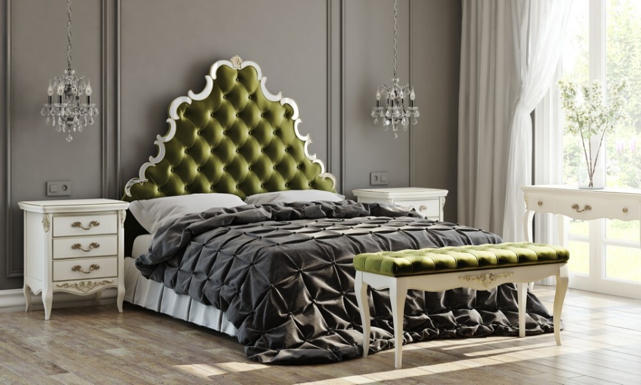 Кровать с мягким изголовьем 180*200 Ательер Голд KREIND 726276714 - фото 4