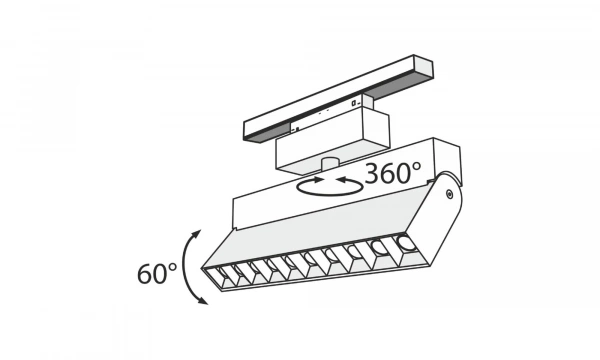 Трековый Светильник Technical Tr015-2-20W3K-B