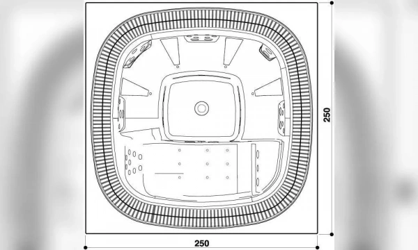 Мини-Бассейн Jacuzzi Enjoy 250X250 9445-02452 № 52 Белый