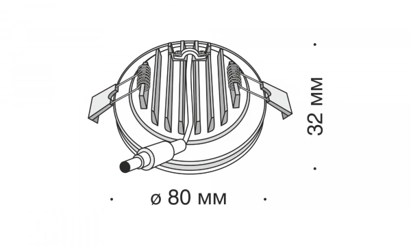 Встраиваемый Светильник Technical Dl2001-L7W4K