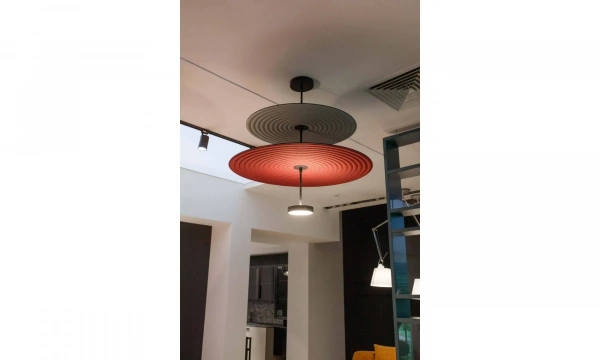 PENTA PENTA светильник подвесной FEEL MEDIUM H97 matt black BrickRed