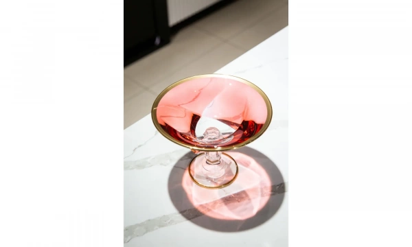 Ваза VETRERIE DI EMPOLI Rossa