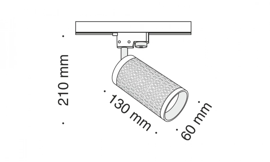 Трековый Светильник Technical Tr011-1-Gu10-G - фото 4