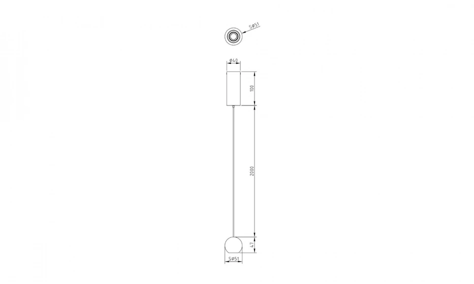 Подвесной Светильник Technical P067Pl-L5W3K - фото 3