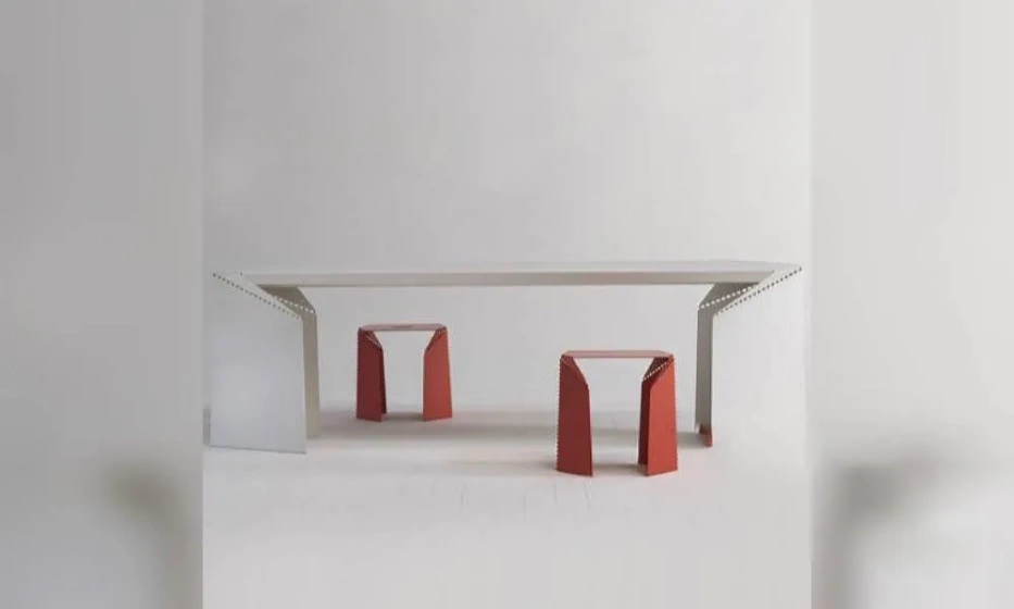 Стол Обеденный Из Алюминия Bent, Moroso - фото 1