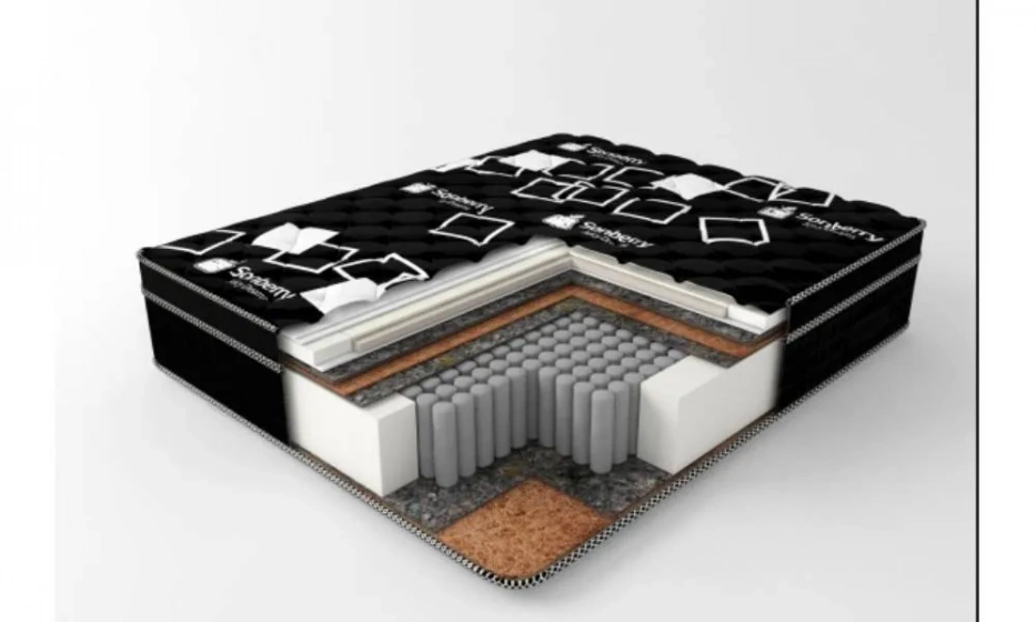 Матрас Сонберри Angelo Pillowtop 4См (Черный)-19 - фото 1