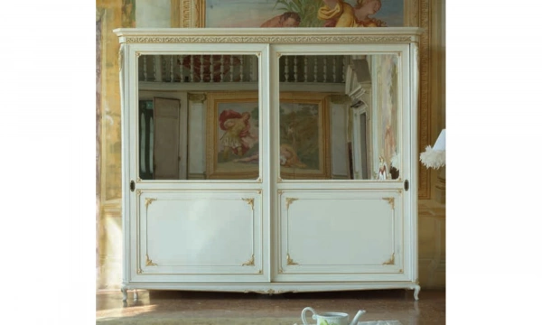 Комплект мебели в спальню Vaccari Giovanni Bella Italia (кровать 180*200, 2 прикроватные тумбы, комод, туалетный стол, шкаф-купе 2-х дверный)