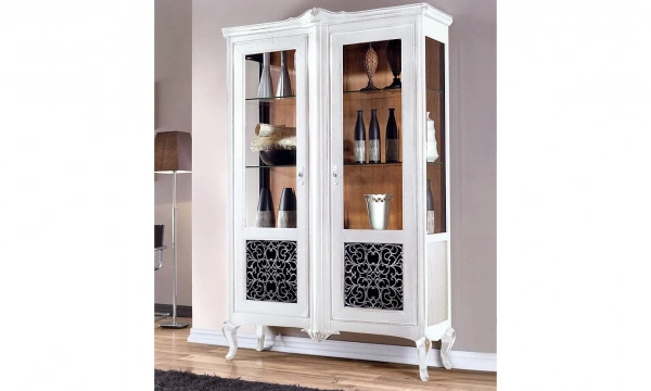 Столовая Giorgio Casa Memorie Veneziane K7 (стол, комод, витрина 2-х дверная, стул 4 шт, полукресло 2 шт.)