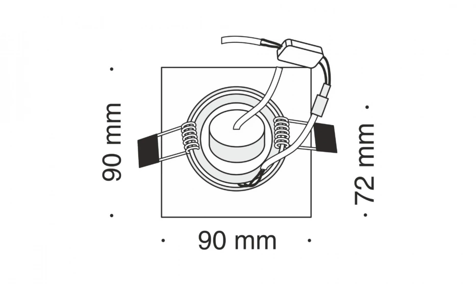 Встраиваемый Светильник Technical Dl290-2-01-W - фото 3