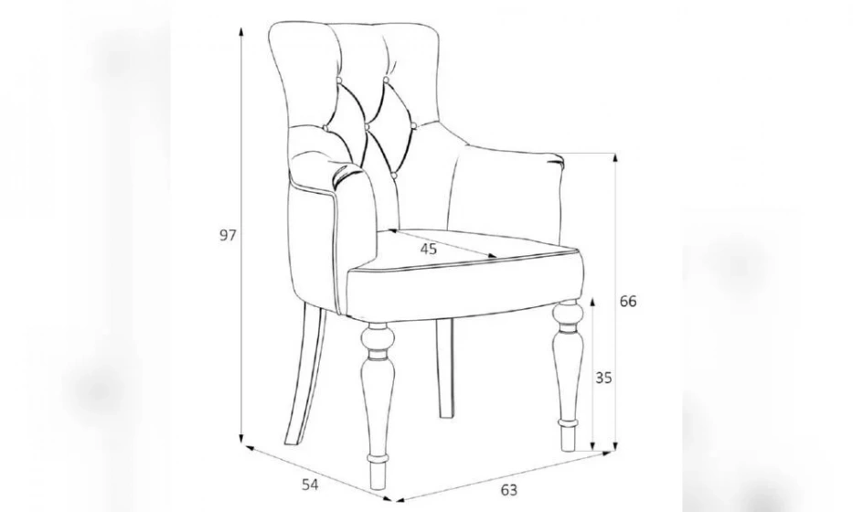 Полукресло C06T-K03-B14 - фото 2