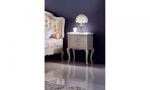 Спальня Giorgio Casa Memorie Veneziane K24 (кровать, тумба прикроватная 2 шт, туалетный столик, пуф)