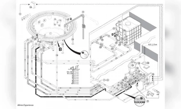 Мини-Бассейн Jacuzzi Alimia 237Х98 9445-01852 № 52 White