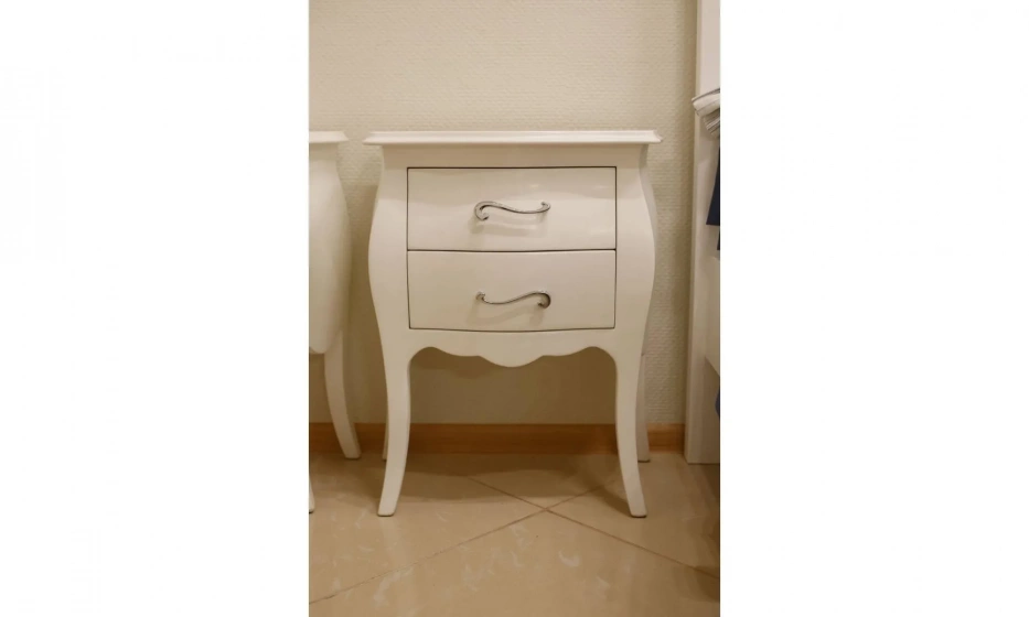 Domus Mobili Тумбочка 1407/A Bianco Brillante 50*30*60 - фото 1