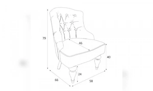 Кресло Kreind Canapes Шоффез M08-B-E08
