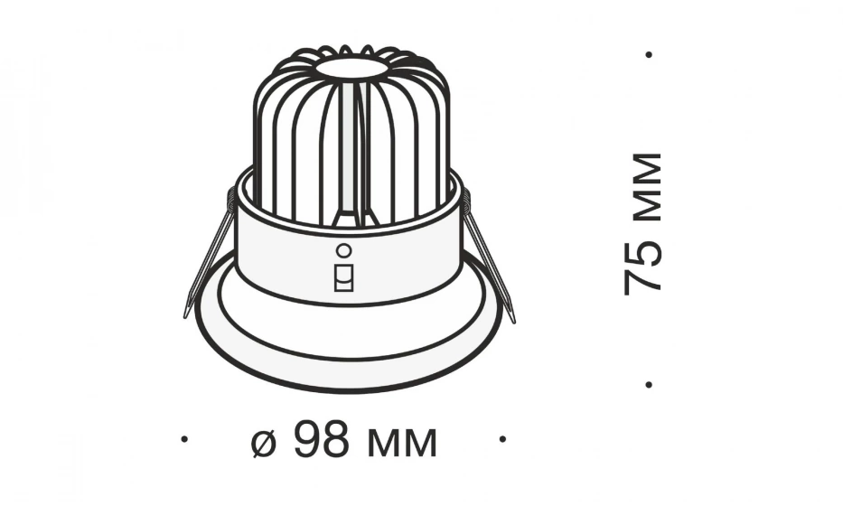 Встраиваемый Светильник Technical Dl031-2-L8B - фото 3
