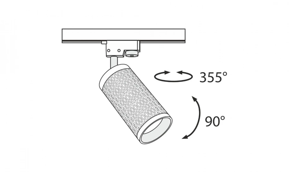 Трековый Светильник Technical Tr011-1-Gu10-G - фото 3