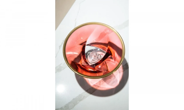 Ваза VETRERIE DI EMPOLI Rossa