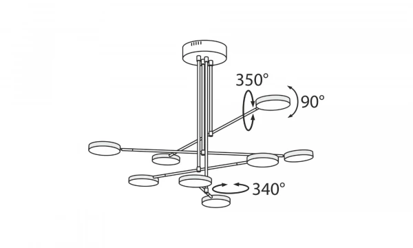 Подвесной Светильник Technical Mod070Pl-L48B3K