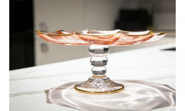 Конфетница VETRERIE DI EMPOLI  ROSA