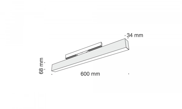 Трековый Светильник Technical Tr012-2-20W3K-B