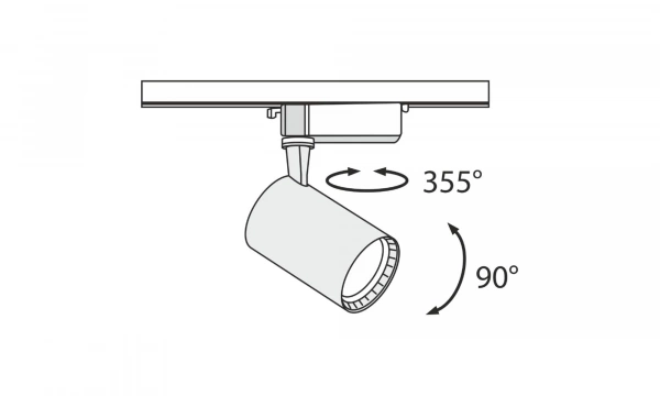 Трековый Светильник Technical Tr003-1-12W4K-W