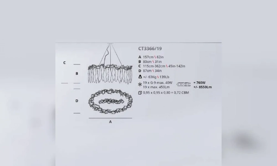 Люстра Serip Niagara - фото 5