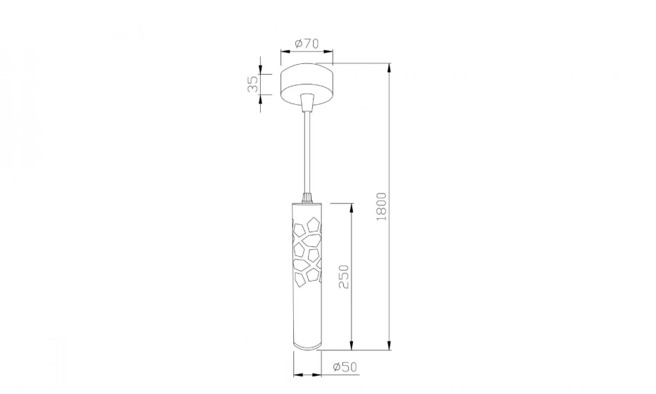 Подвесной Светильник Technical P037Pl-L11B4K - фото 5