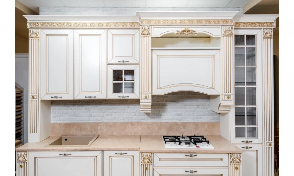 Stosa Cucine Dolcevita Кухня + Столешница+Мойка Бежевый\Золото