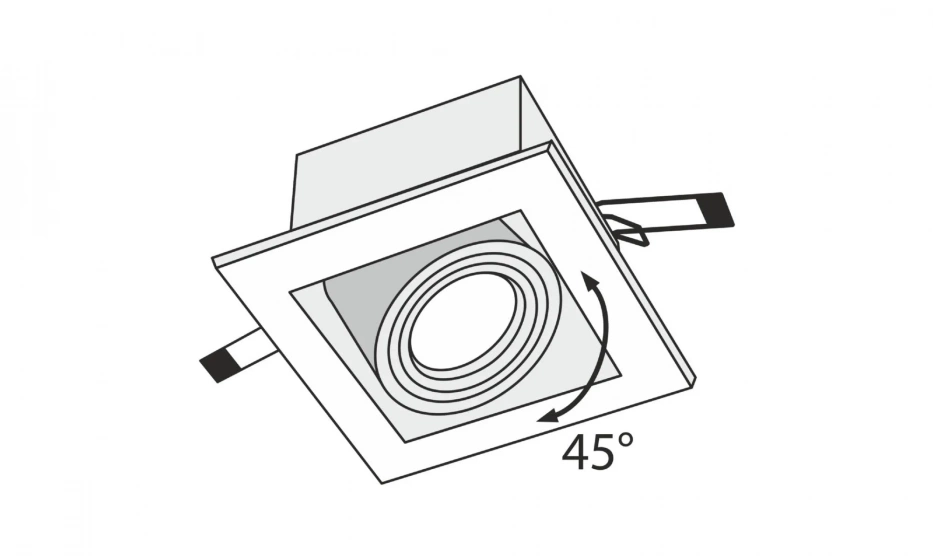 Встраиваемый Светильник Technical Dl008-2-01-W - фото 3