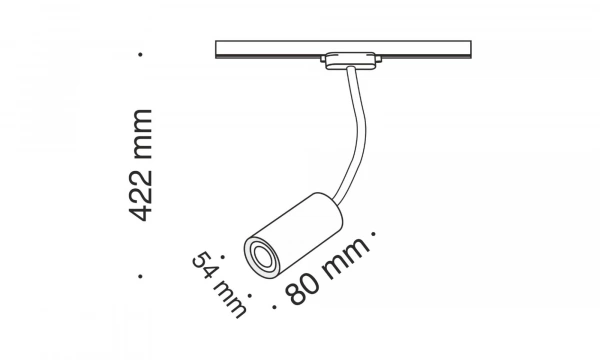 Трековый Светильник Technical Tr010-1-Gu10-W